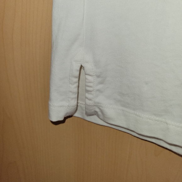 ANN TAYLOR white blouse with lace sleeves - Picture 4 of 6